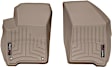 452241 Front Row FloorLiner Series Molded Floor Liner, Tan Made of Rubberized Thermoplastic Polyolefins