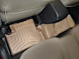 452402 Second Row FloorLiner Series Molded Floor Liner, Tan Made of Rubberized Thermoplastic Polyolefins