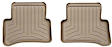 452582 Second Row FloorLiner Series Molded Floor Liner, Tan Made of Rubberized Thermoplastic Polyolefins