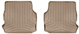 452632 Second Row FloorLiner Series Molded Floor Liner, Tan Made of Rubberized Thermoplastic Polyolefins