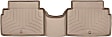 452924 Second Row FloorLiner Series Molded Floor Liner, Tan Made of Rubberized Thermoplastic Polyolefins
