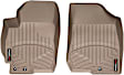 452971 Front Row FloorLiner Series Molded Floor Liner, Tan Made of Rubberized Thermoplastic Polyolefins