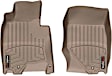 453501 Front Row FloorLiner Series Molded Floor Liner, Tan Made of Rubberized Thermoplastic Polyolefins