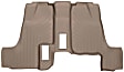 454013 Third Row FloorLiner Series Molded Floor Liner, Tan Made of Rubberized Thermoplastic Polyolefins