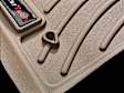 455701 Front Row FloorLiner Series Molded Floor Liner, Tan Made of Rubberized Thermoplastic Polyolefins