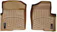 456111 Front Row FloorLiner Series Molded Floor Liner, Tan Made of Rubberized Thermoplastic Polyolefins