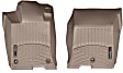 457341 Front Row FloorLiner Series Molded Floor Liner, Tan High-Density Tri-Extruded (HDTE)