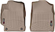 457881 Front FloorLiner Series Molded Floor Liner, Tan Made of Rubberized Thermoplastic Polyolefins