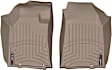 458321 Front Row FloorLiner Series Molded Floor Liner, Tan High-Density Tri-Extruded (HDTE)