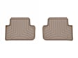 2018 Audi A4 - FloorLiner HP Series, Tan, Second Row, Molded Floor Liner, Sedan, Made of Rubberized Thermoplastic Elastomer