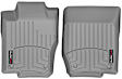 460161 Front Row FloorLiner Series Molded Floor Liner, Gray Made of Rubberized Thermoplastic Polyolefins