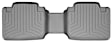 460214 Second Row FloorLiner Series Molded Floor Liner, Gray Made of Rubberized Thermoplastic Polyolefins