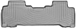 460222 Second Row FloorLiner Series Molded Floor Liner, Gray Made of Rubberized Thermoplastic Polyolefins
