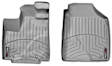 460411 Front Row FloorLiner Series Molded Floor Liner, Gray Made of Rubberized Thermoplastic Polyolefins