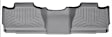 460663 Second Row FloorLiner Series Molded Floor Liner, Gray Made of Rubberized Thermoplastic Polyolefins