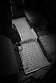 460762 Rear FloorLiner Series Molded Floor Liner, Gray Made of Rubberized Thermoplastic Polyolefins