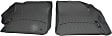 460841 Front Row FloorLiner Series Molded Floor Liner, Gray Made of Rubberized Thermoplastic Polyolefins