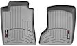 460881 Front Row FloorLiner Series Molded Floor Liner, Gray Made of Rubberized Thermoplastic Polyolefins