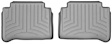 460882 Second Row FloorLiner Series Molded Floor Liner, Gray Made of Rubberized Thermoplastic Polyolefins