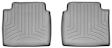 461442 Second Row FloorLiner Series Molded Floor Liner, Gray Made of Rubberized Thermoplastic Polyolefins