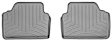 461462 Second Row FloorLiner Series Molded Floor Liner, Gray Made of Rubberized Thermoplastic Polyolefins
