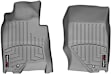 461561 Front Row FloorLiner Series Molded Floor Liner, Gray Made of Rubberized Thermoplastic Polyolefins