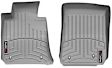 461581 Front Row FloorLiner Series Molded Floor Liner, Gray Made of Rubberized Thermoplastic Polyolefins