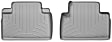 461722 Second Row FloorLiner Series Molded Floor Liner, Gray Made of Rubberized Thermoplastic Polyolefins