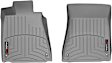 462051 Front Row FloorLiner Series Molded Floor Liner, Gray Made of Rubberized Thermoplastic Polyolefins
