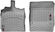 462151 Front Row FloorLiner Series Molded Floor Liner, Gray Made of Rubberized Thermoplastic Polyolefins