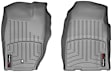 462661 Front Row FloorLiner Series Molded Floor Liner, Gray Made of Rubberized Thermoplastic Polyolefins