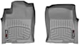 462861 Front FloorLiner Series Molded Floor Liner, Gray Made of Rubberized Thermoplastic Polyolefins