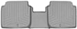 463253 Second Row FloorLiner Series Molded Floor Liner, Gray Made of Rubberized Thermoplastic Polyolefins