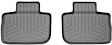 463792 Rear FloorLiner Series Molded Floor Liner, Gray High-Density Tri-Extruded (HDTE)