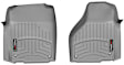 464651 Front Row FloorLiner Series Molded Floor Liner, Gray High-Density Tri-Extruded (HDTE)