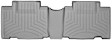 465102 Second Row FloorLiner Series Molded Floor Liner, Gray Made of Rubberized Thermoplastic Polyolefins