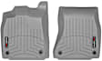 465641 Front Row FloorLiner Series Molded Floor Liner, Gray Made of Rubberized Thermoplastic Polyolefins