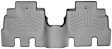 465732 Second Row FloorLiner Series Molded Floor Liner, Gray Made of Rubberized Thermoplastic Polyolefins