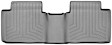 465802 Second Row FloorLiner Series Molded Floor Liner, Gray Made of Rubberized Thermoplastic Polyolefins