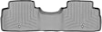 466012 Second Row FloorLiner Series Molded Floor Liner, Gray Made of Rubberized Thermoplastic Polyolefins