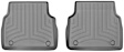 467202 Second Row FloorLiner Series Molded Floor Liner, Gray Made of Rubberized Thermoplastic Polyolefins