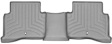 468162 Second Row FloorLiner Series Molded Floor Liner, Gray High-Density Tri-Extruded (HDTE)