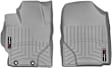 469221 Front Row FloorLiner Series Molded Floor Liner, Gray Made of Rubberized Thermoplastic Polyolefins