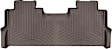 4710122 Second Row FloorLiner Series Molded Floor Liner, Cocoa High-Density Tri-Extruded (HDTE)