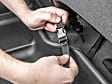 4S017 Under Seat Storage - Black, Thermoplastic, Direct Fit