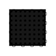 51T1212 BK-BK Floor Tile - Black, Universal