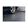 51T312RL BK-BK Floor Tile - Black, Universal