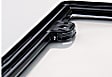 60020 License Plate Frame - Black, Eastman Durastar Polymer, Universal, Sold Individually