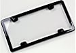60020 License Plate Frame - Black, Eastman Durastar Polymer, Universal, Sold Individually