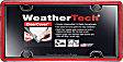 60022 License Plate Frame - Red with Black Trim, Eastman Durastar Polymer, Universal, Sold Individually